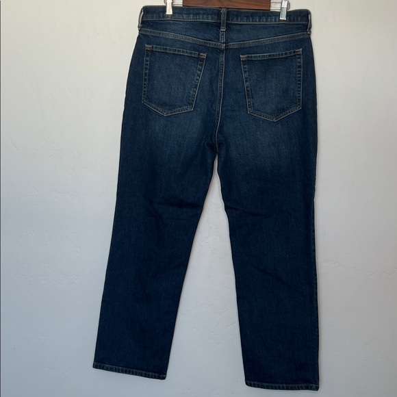 Banana Republic High Rise Straight Jeans Blue Denim Women’s Size 32 - Picture 3 of 4